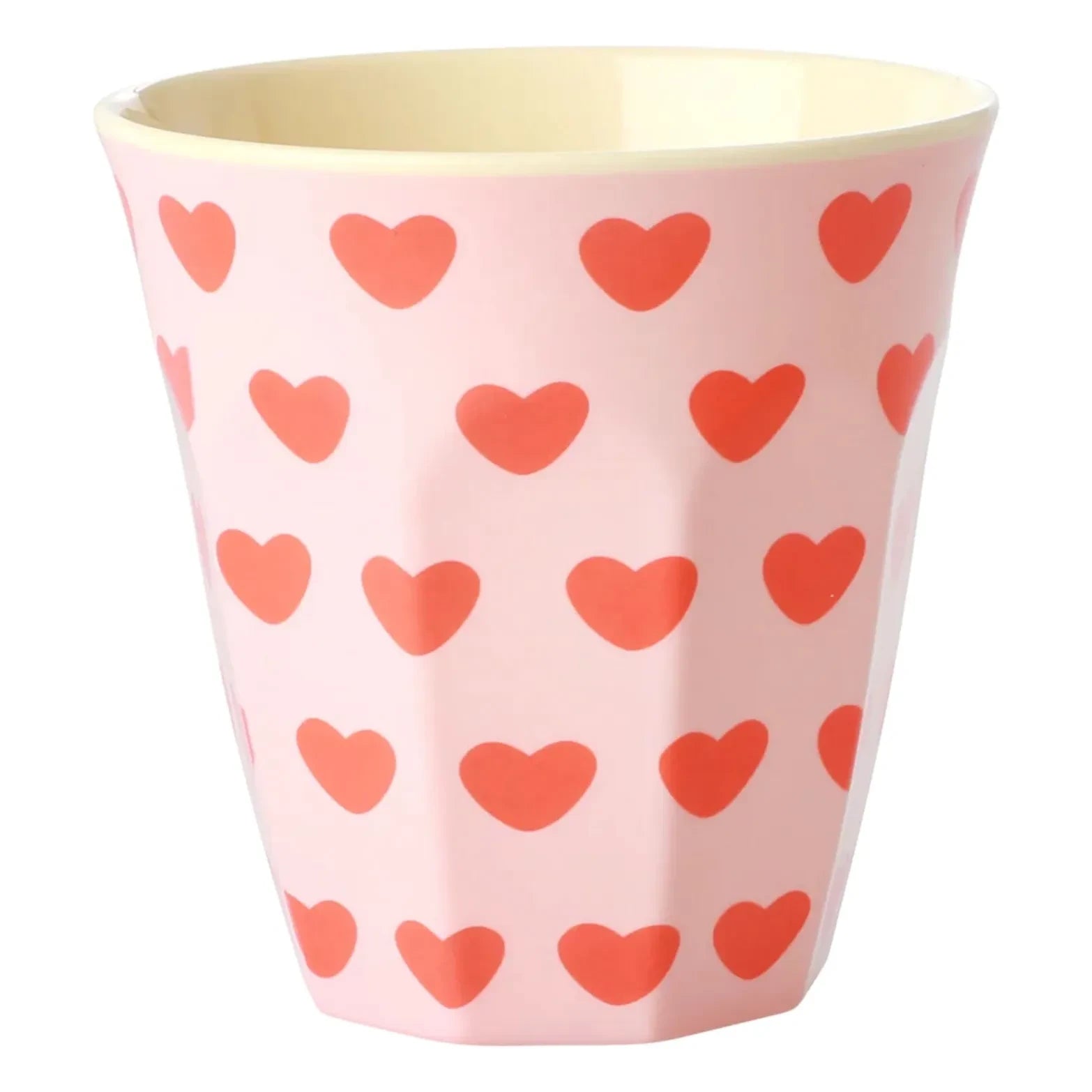 Rice - Heart-shaped Thermos Mug | Light Pink
