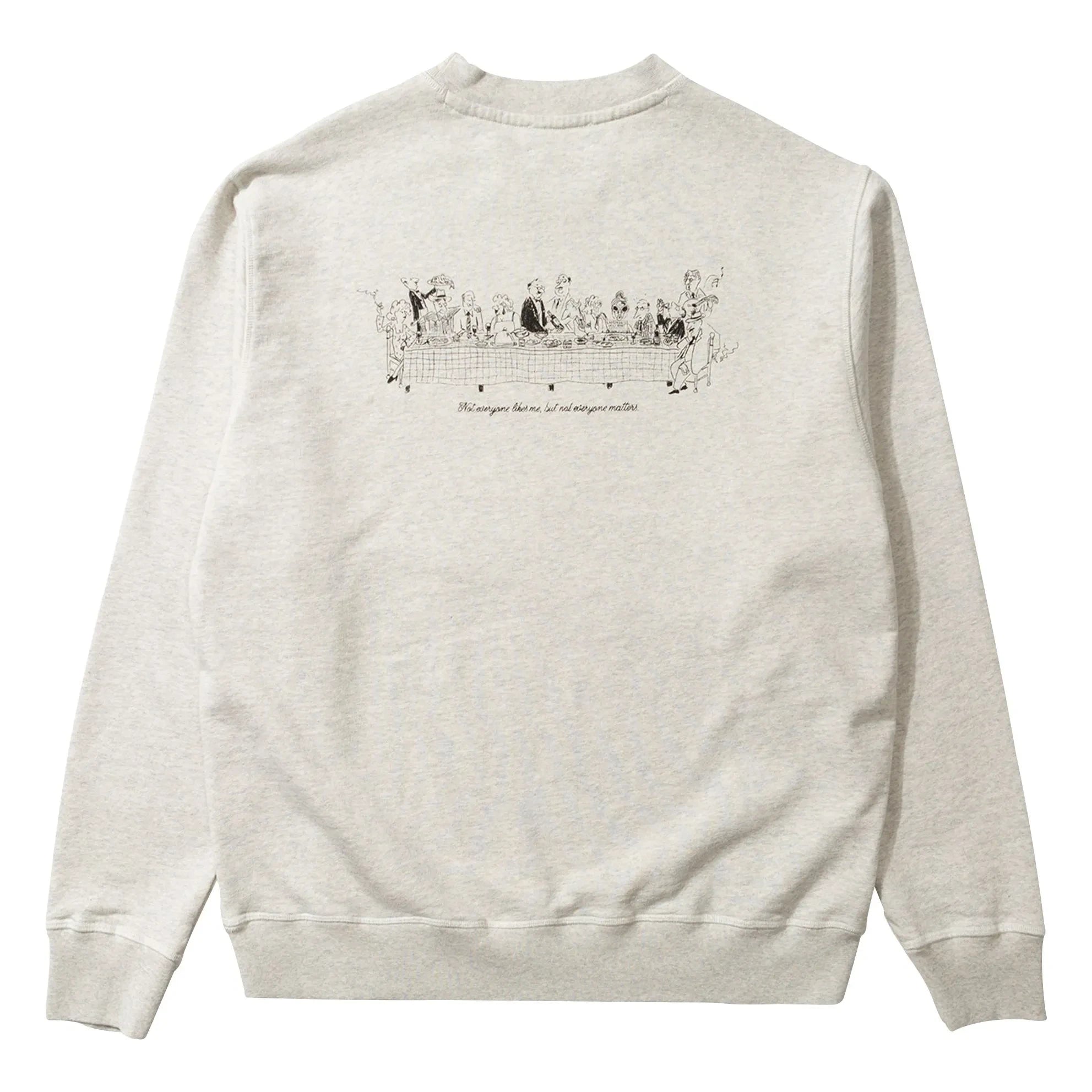 Edmmond Studios - Cotton Round Neck Sweatshirt | Cream