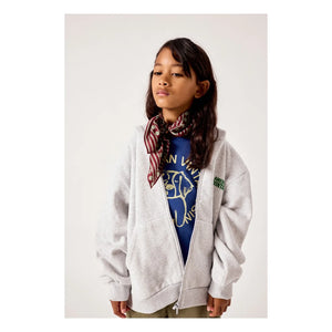American Vintage - Baptown Fermuarlı Sweatshirt | Gri melanj