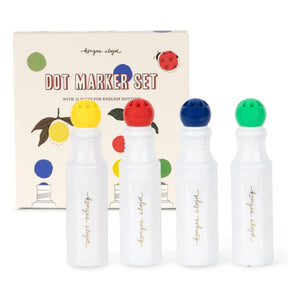 Konges Sløjd - Dotted Felt Pen Set - 4 Pieces