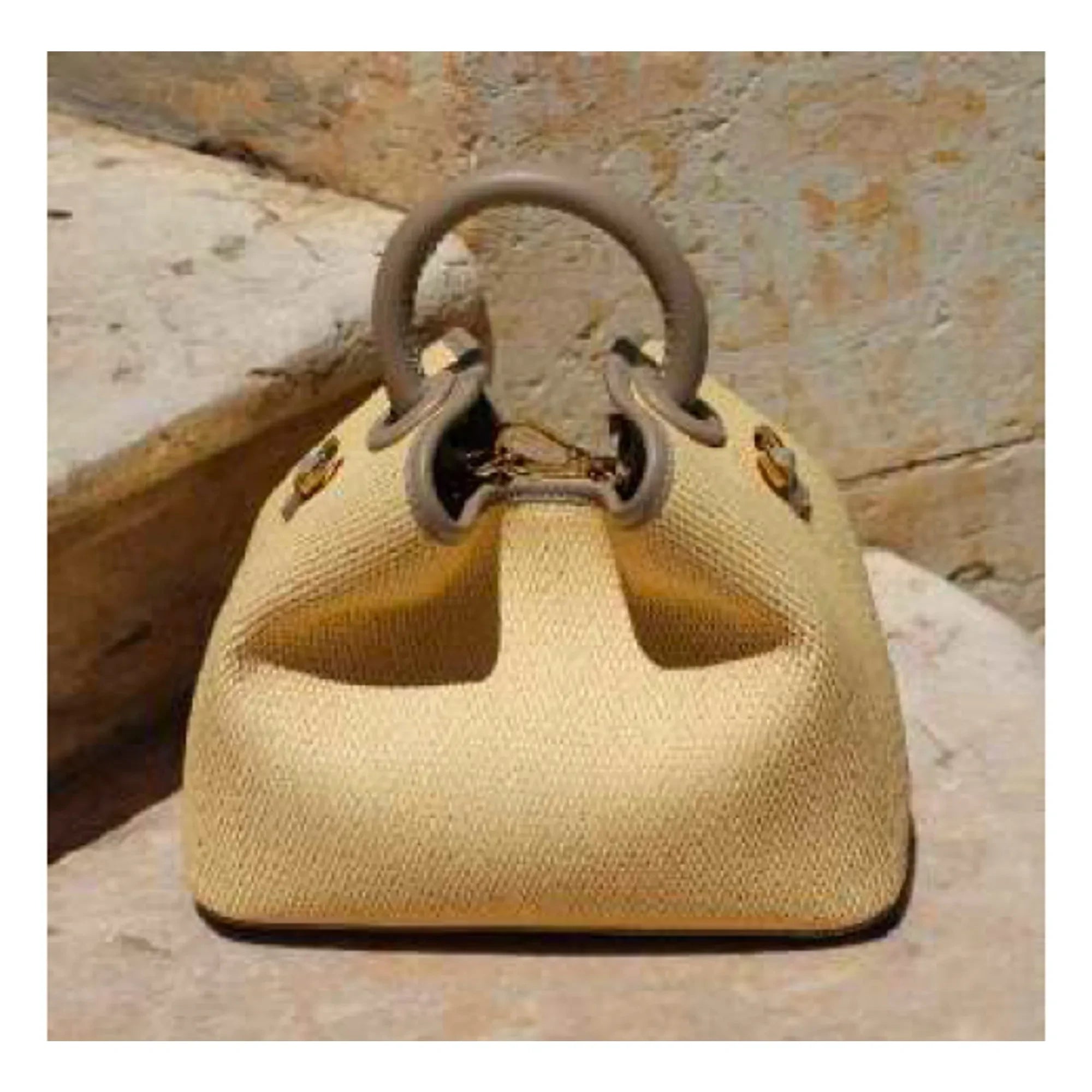 Elleme - Baozi Raphia Bag | Natural