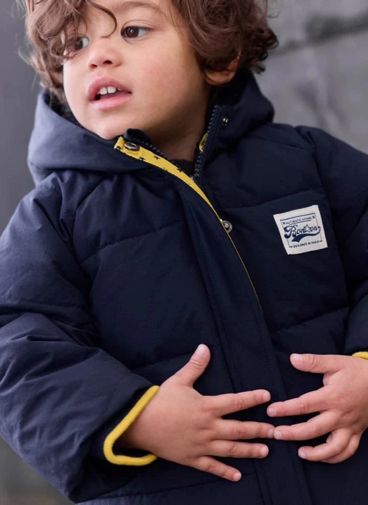 Bonton - Parker Baby Coat | Navy