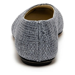 Odare - Blue Raphia Ballerinas Bilbao