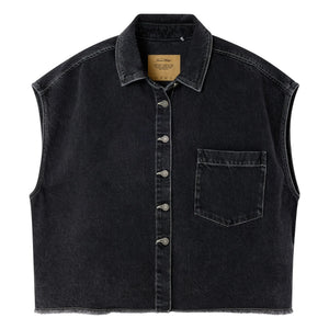 American Vintage - Yopday-B Cotton Sleeveless Jacket | Black