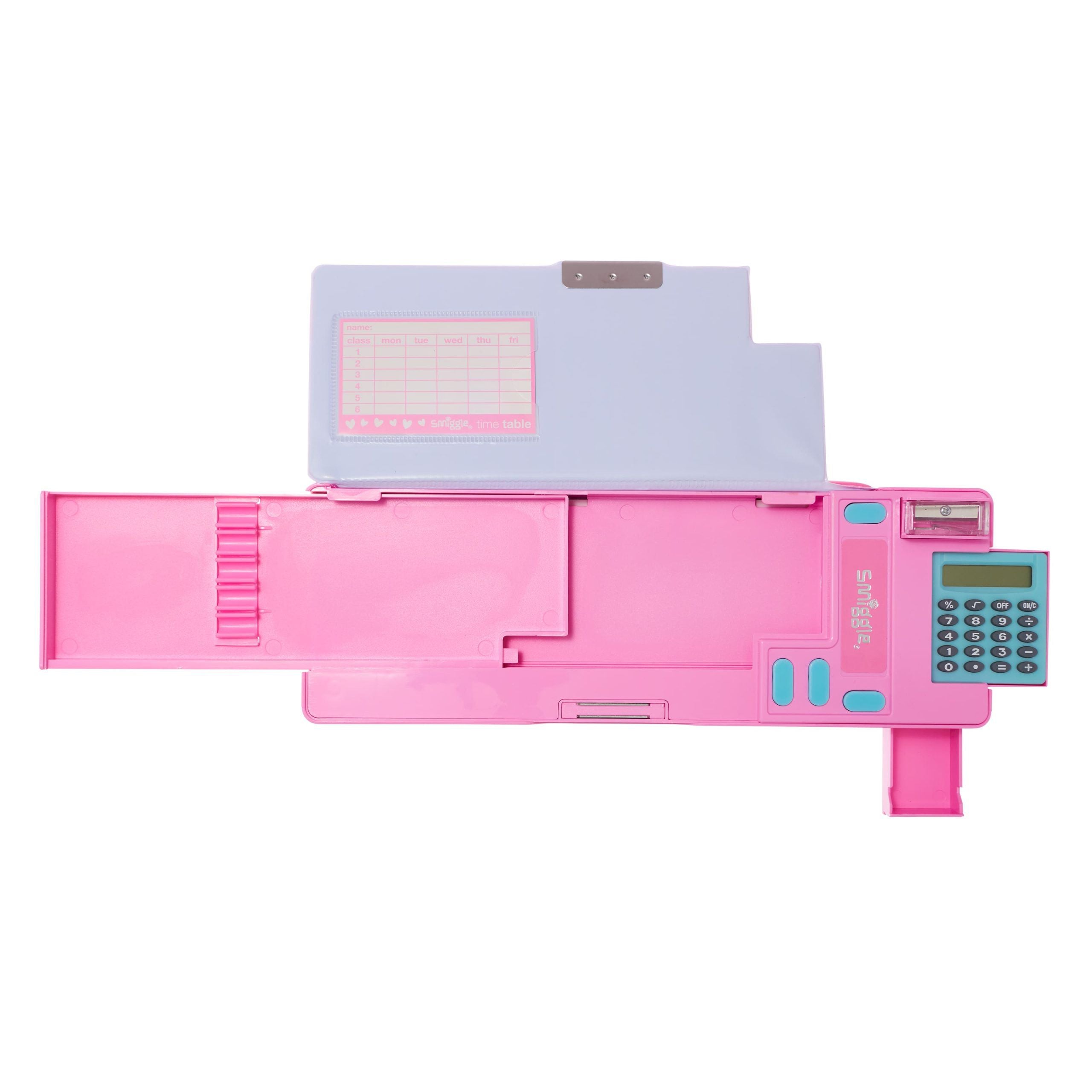Smiggle - Lunar Unicornlar Hesap Makineli Pop Out Otomatik Kalem Kutusu-Dinossi