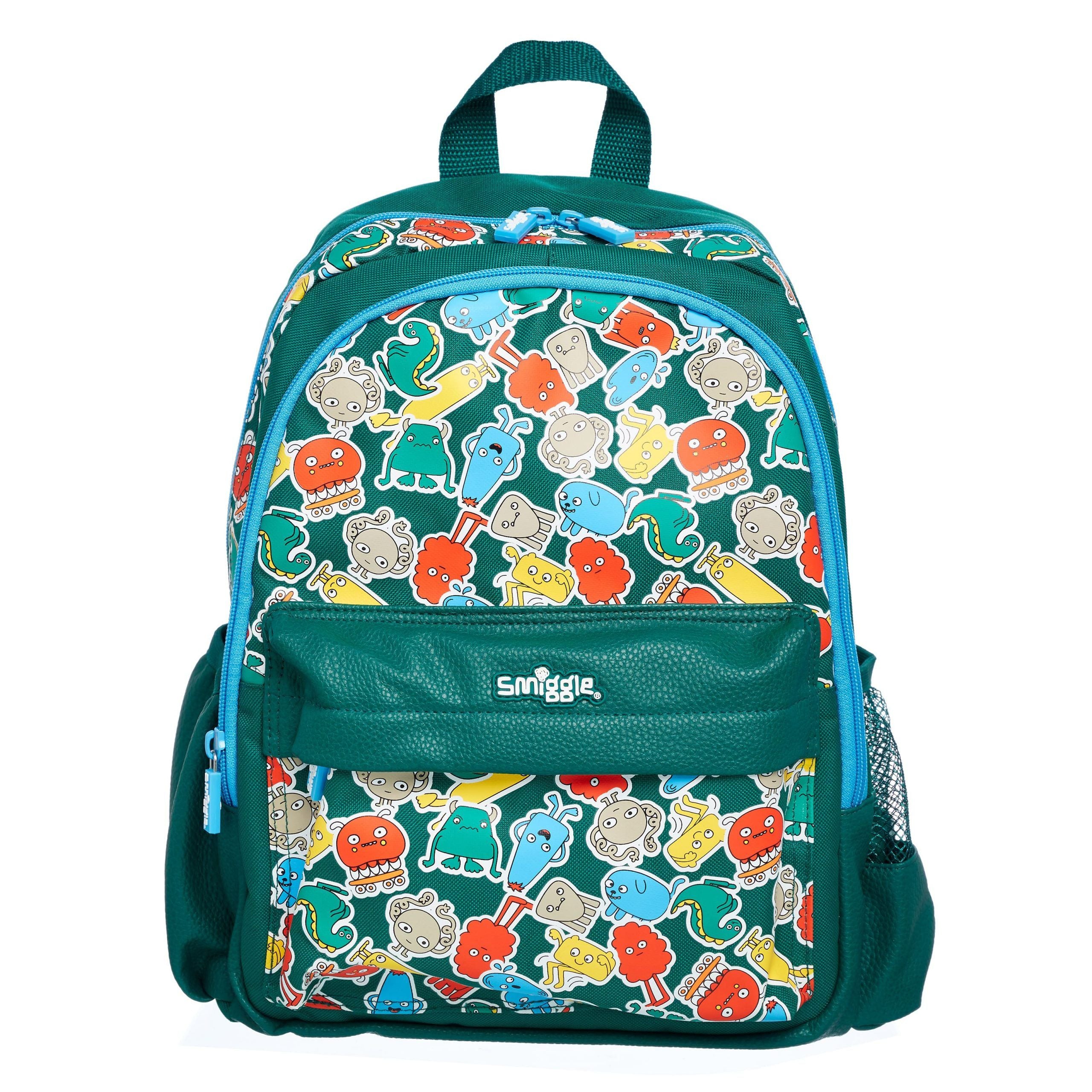 Smiggle - Go Junior Yeşil Sırt Çantası-Dinossi