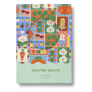 Halcyon Nights - Organik Pamuklu Sebze Kundak Bezi | Turuncu