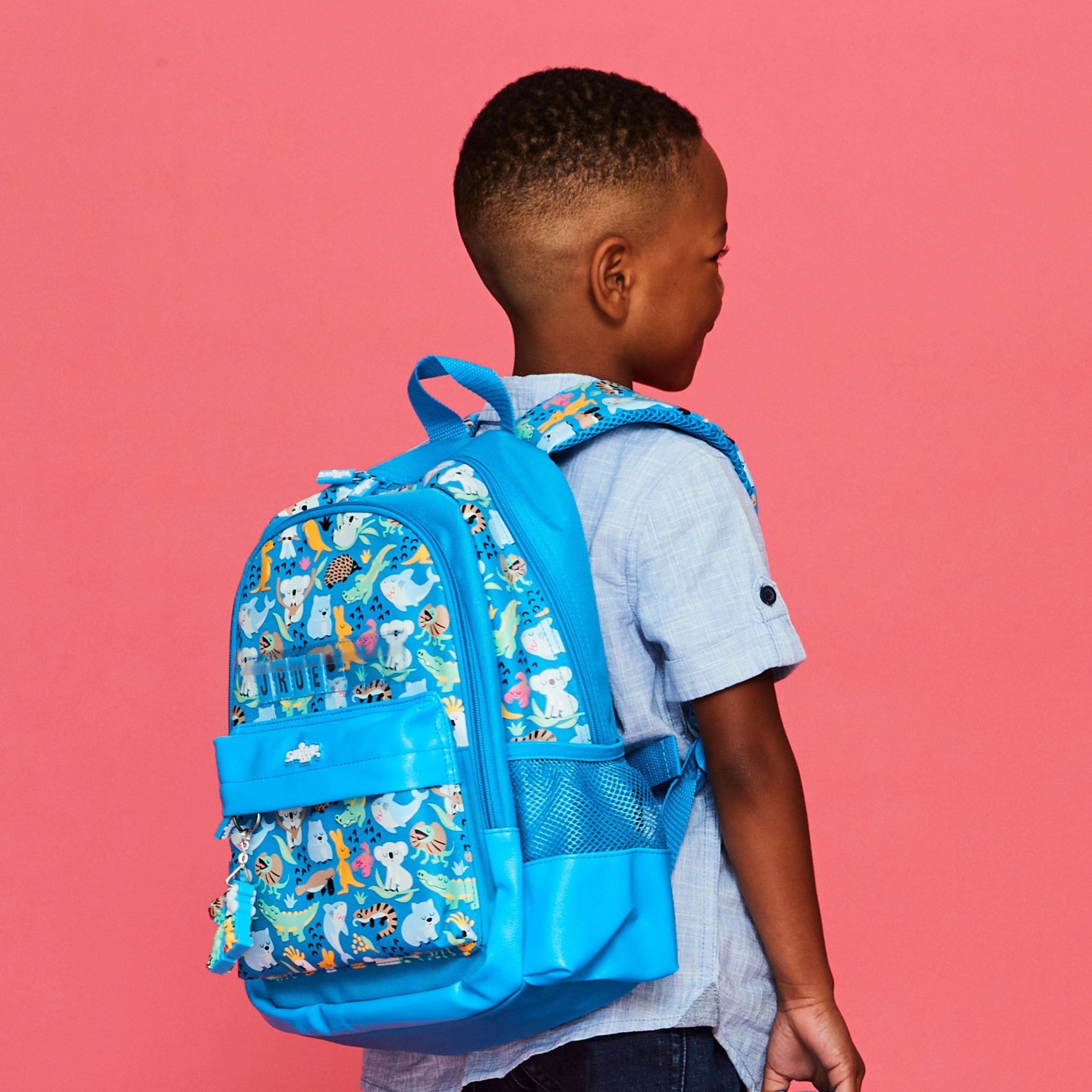 Smiggle - Lil' Mates Id Junior Mavi Koala Sırt Çantası-Dinossi