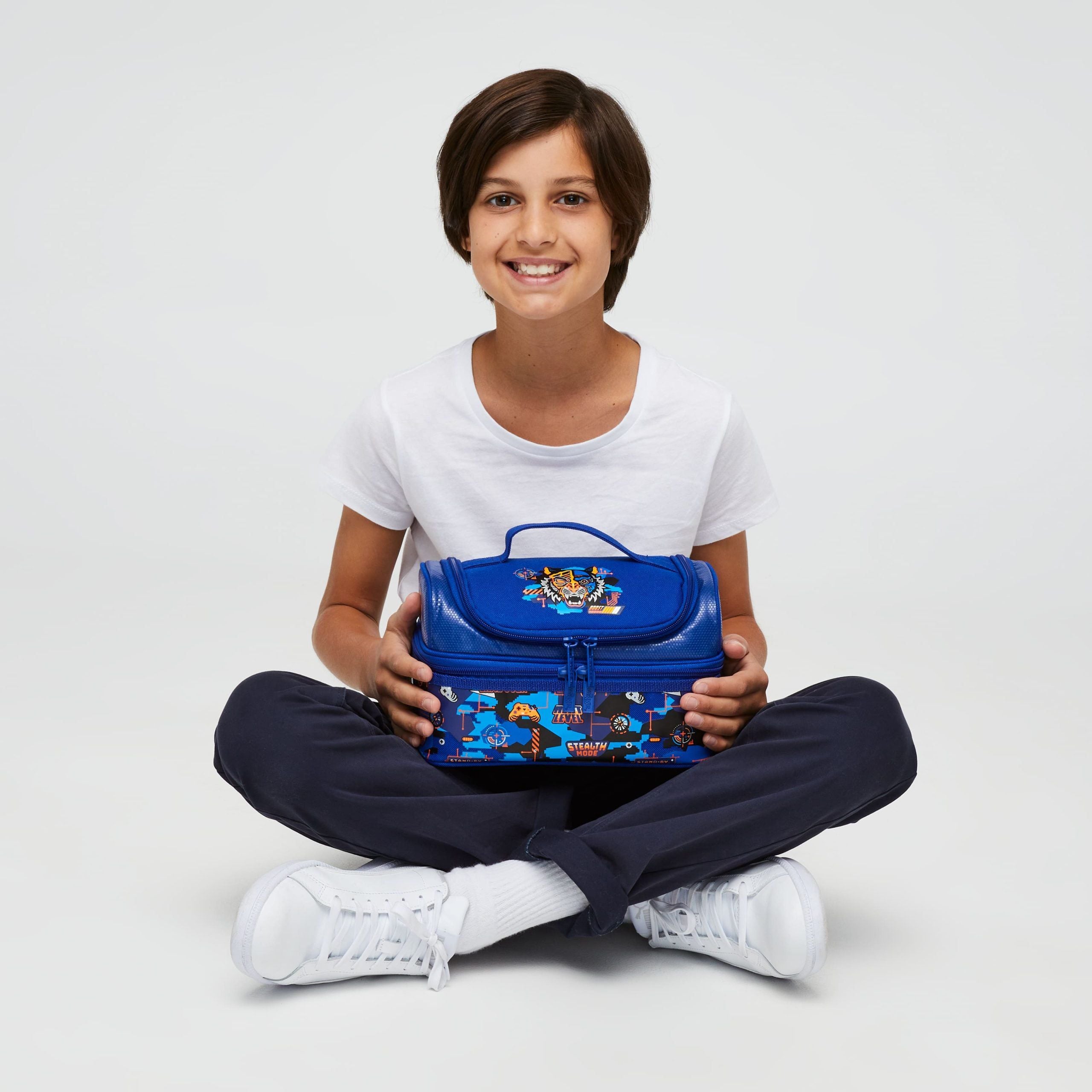 Smiggle - Hey There 4'lü Okul Çanta Seti-Dinossi