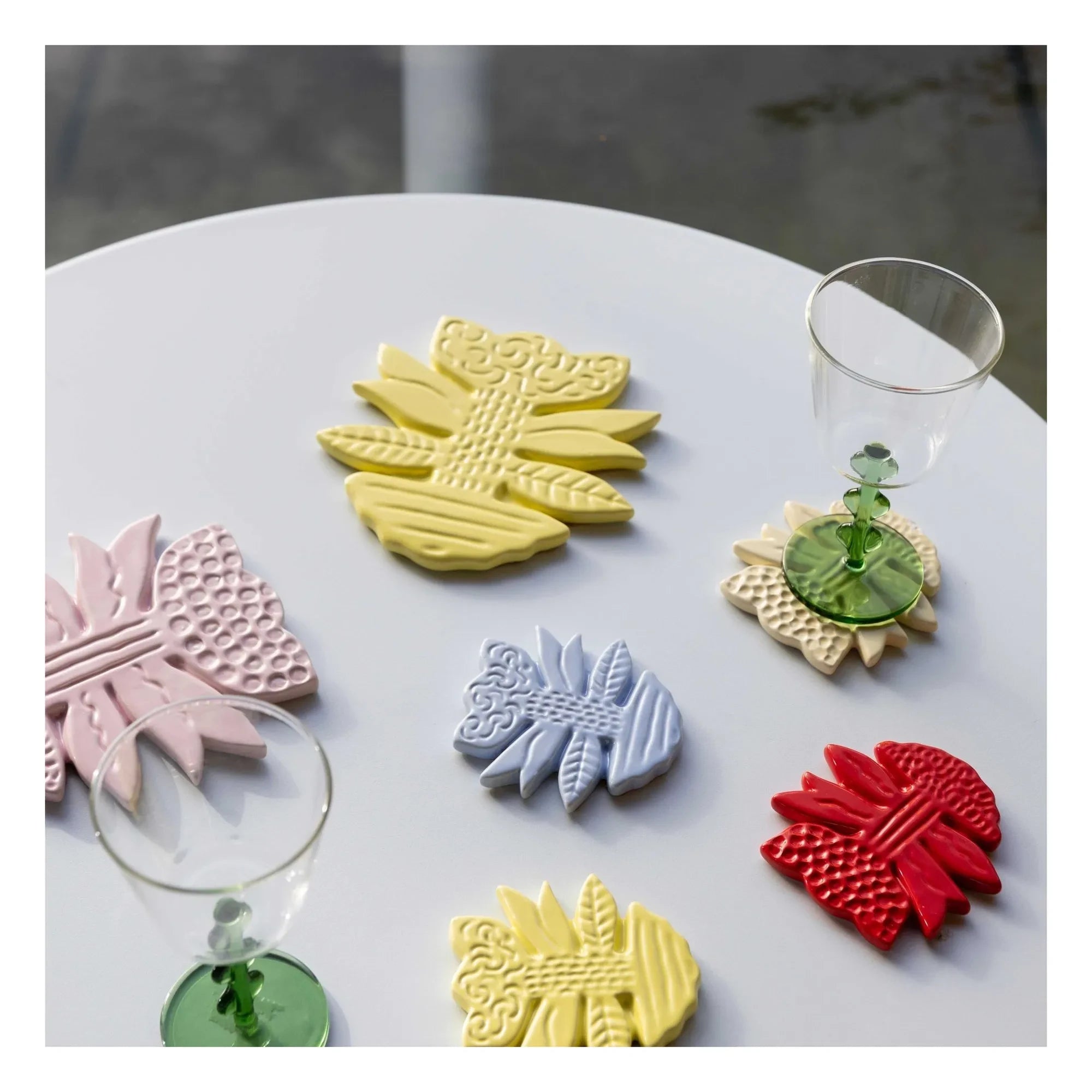 &Klevering - Blume Coaster | Pink