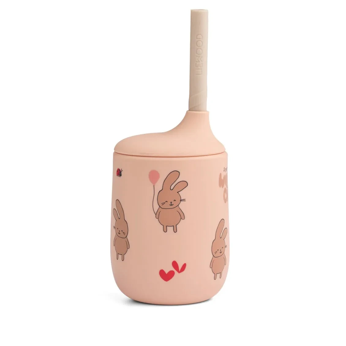 Liewood - Ellis Silicone Straw Cup | Wild child/Rosey