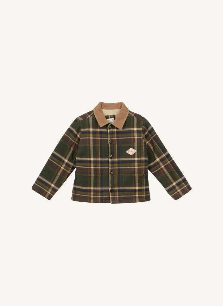 Arsène et Les Pipelettes - Gabin overshirt | Forest Green