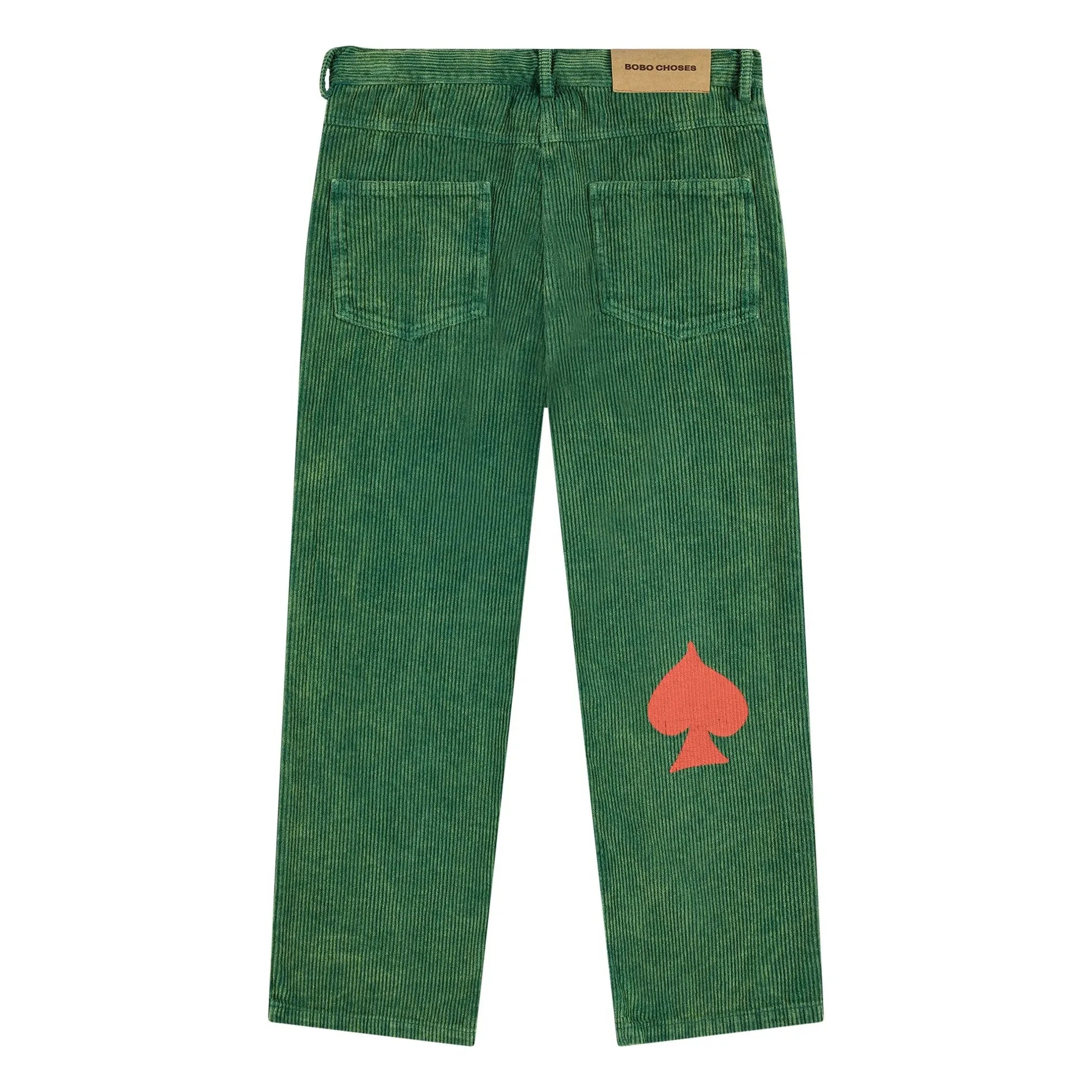 Bobo Choses - Velvet Panelli Pants | Green