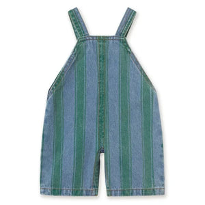 Tinycottons - Striped Denim Overalls | Blue