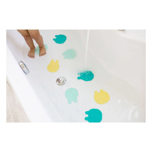 Quut - Grippi bath mats - Set of 8 | Yellow
