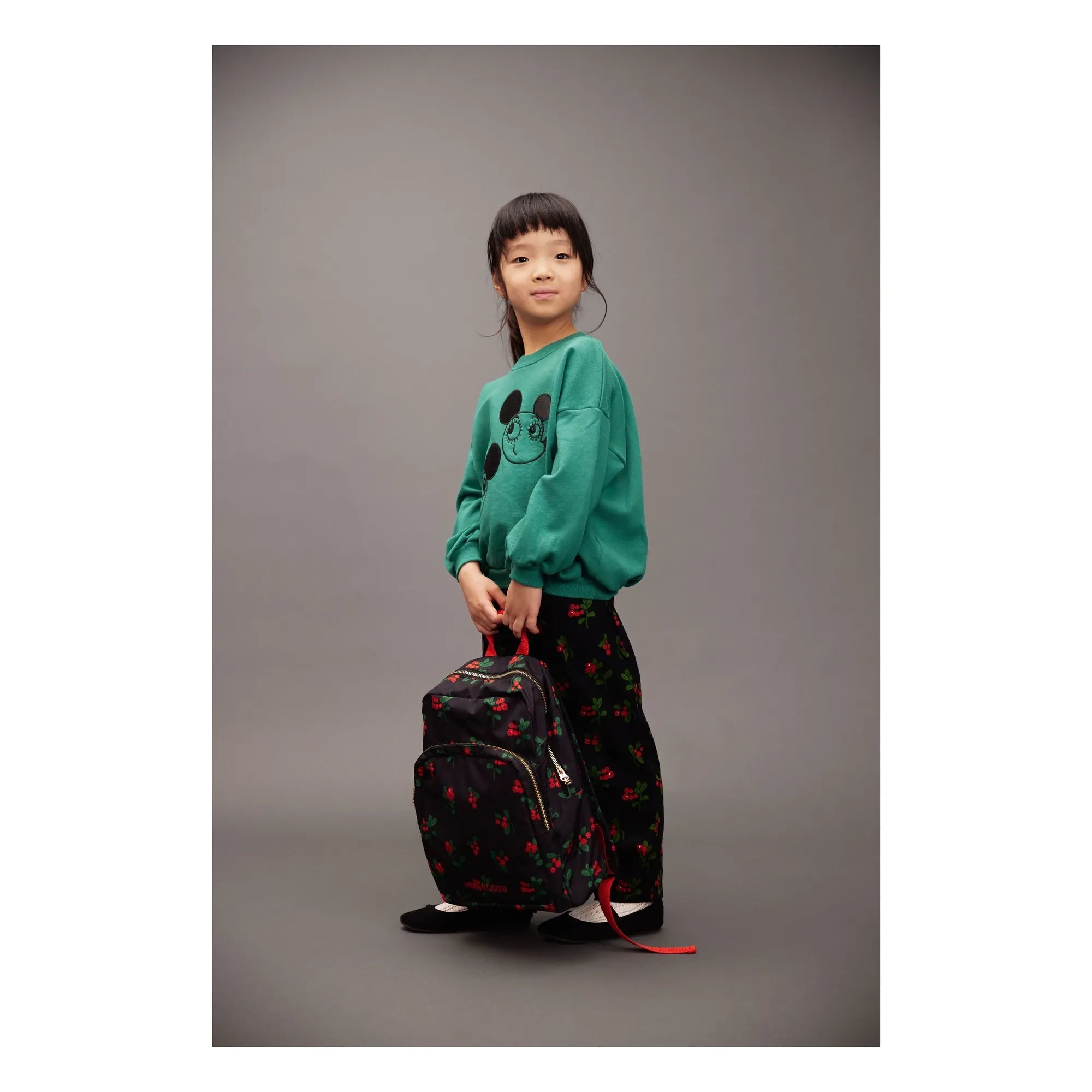 Mini Rodini - Lingonberries Backpack | Black