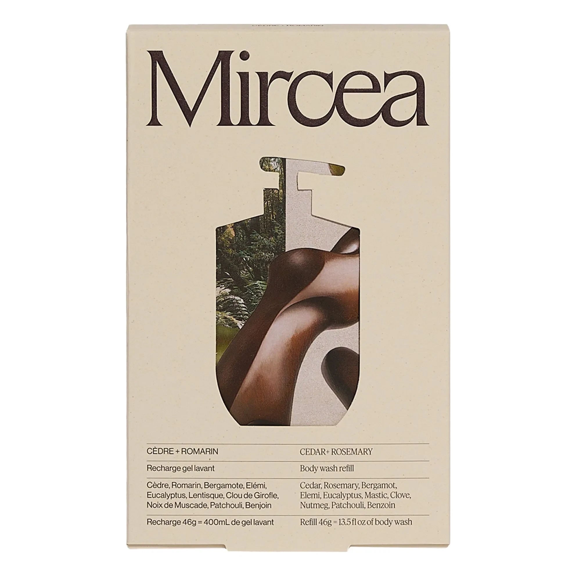 Mircea - Sage and Rosemary Shower Gel Refill - 400 ml