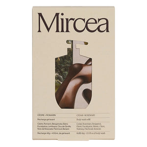 Mircea - Sedir ve Biberiye duş jeli yedek dolum - 400 ml