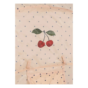 Konges Sløjd - Small Foldable Beach Tent Navy Blue Dots | Beige