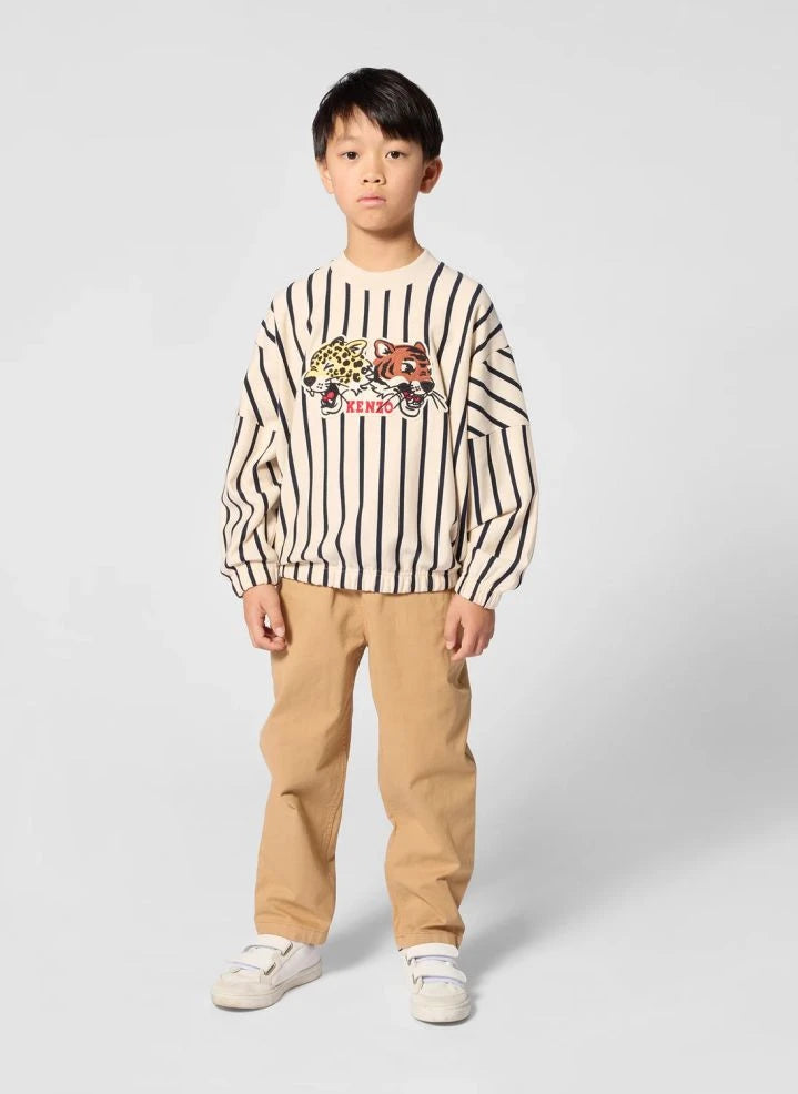 Kenzo - Kenzo Tigres Striped Sweater | White