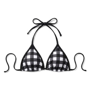 Smallable Woman - Elsa Plaid Swimsuit Top | Black
