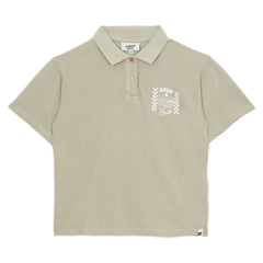 Hundred Pieces - Ozzie Club Sandwich Organic Cotton Polo Shirt | Beige