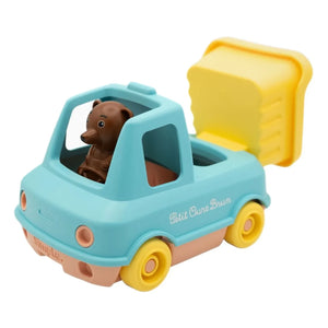 Simple - Dump Truck - Single x Small Brown Bear | Blue