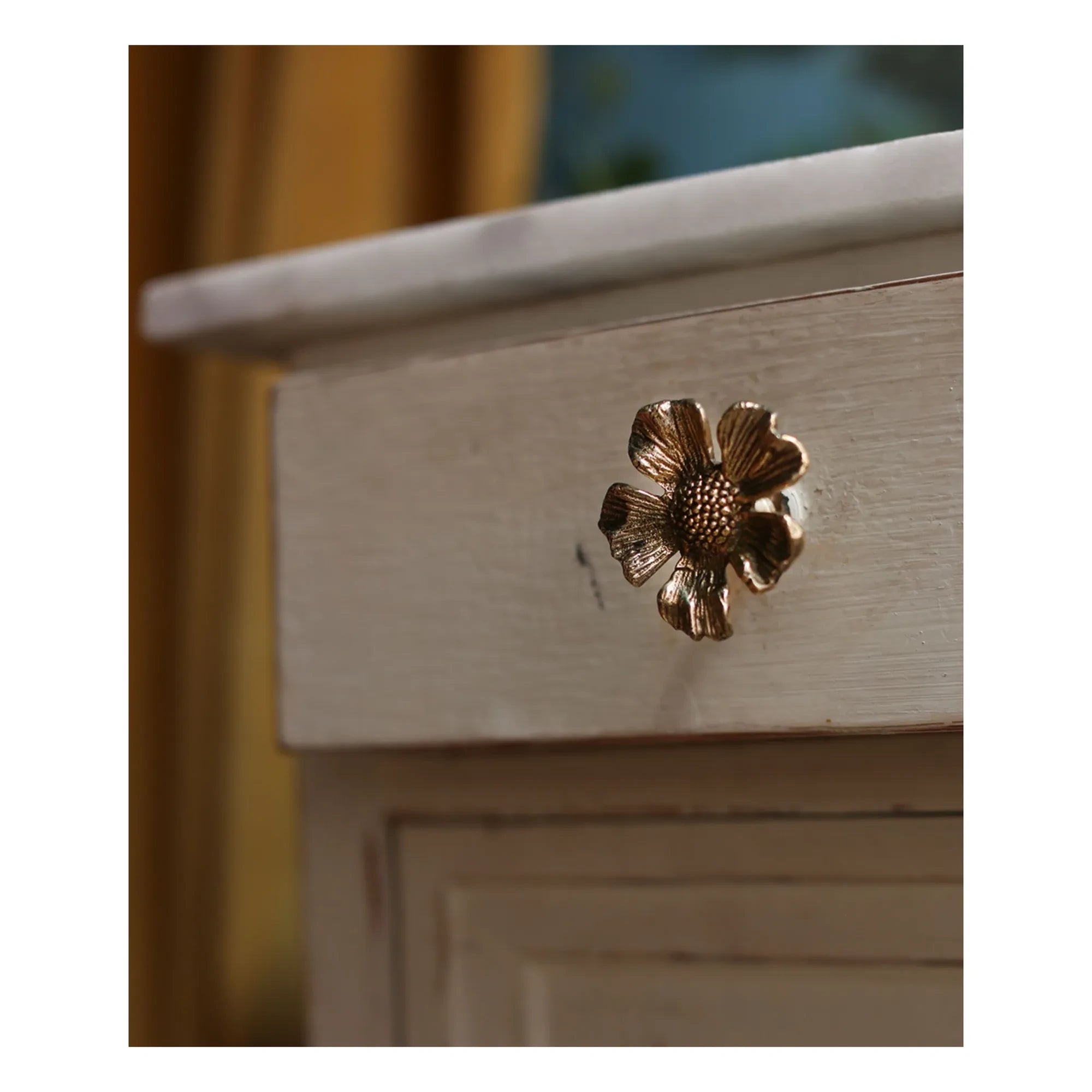 Doing Goods - Cherry Blossom Brass Door Handle | Gold