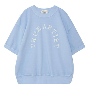 True Artist - Kısa kollu sweatshirt N°12 Organik pamuk | Açık mavi
