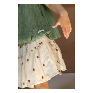 Donsje - Lazie Fleurs Tencel Skirt | Ivory