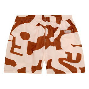 OAS - Russet Puzzlotec Bath Shorts | Terracotta