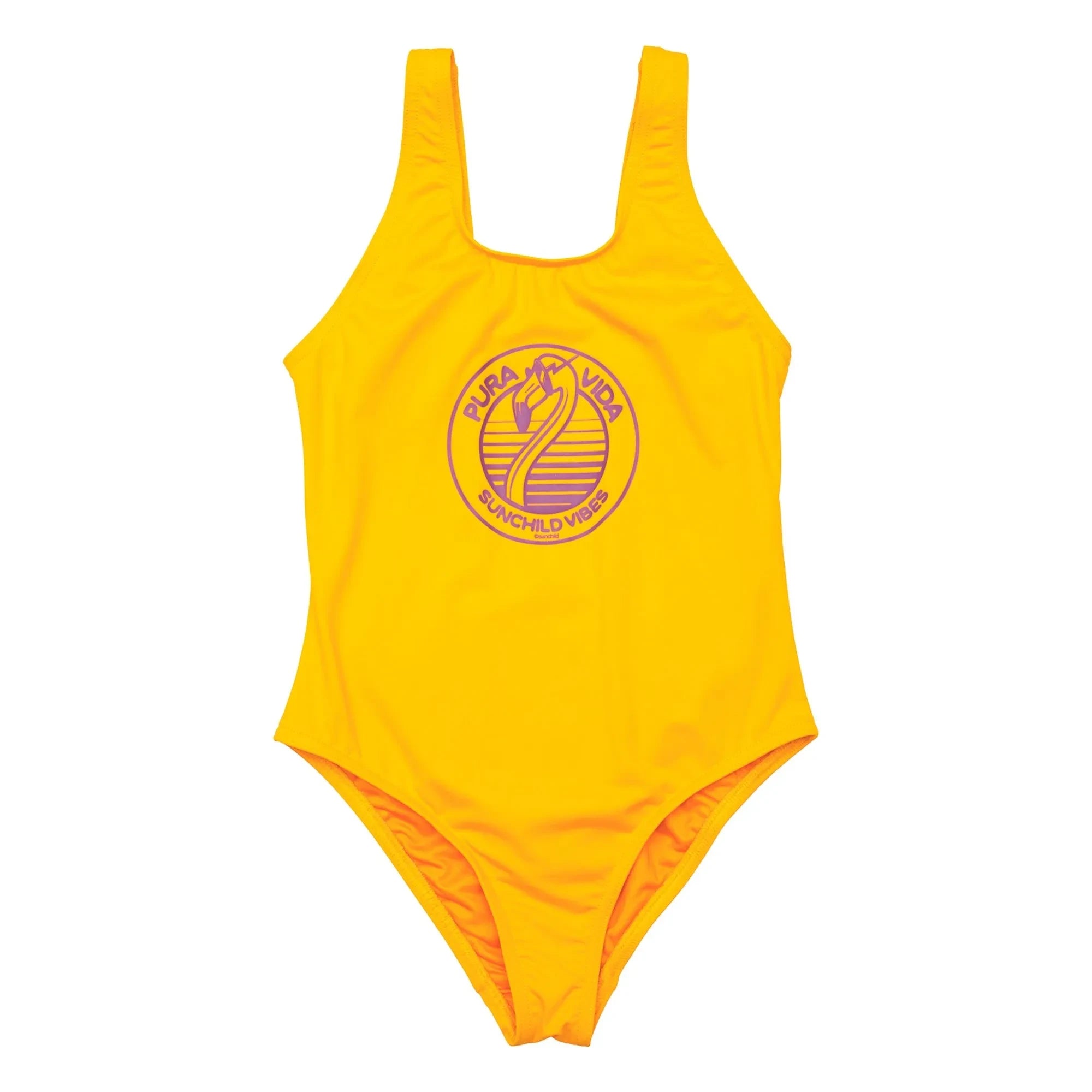 Sunchild - Lou Flamingo Swimsuit | Yellow