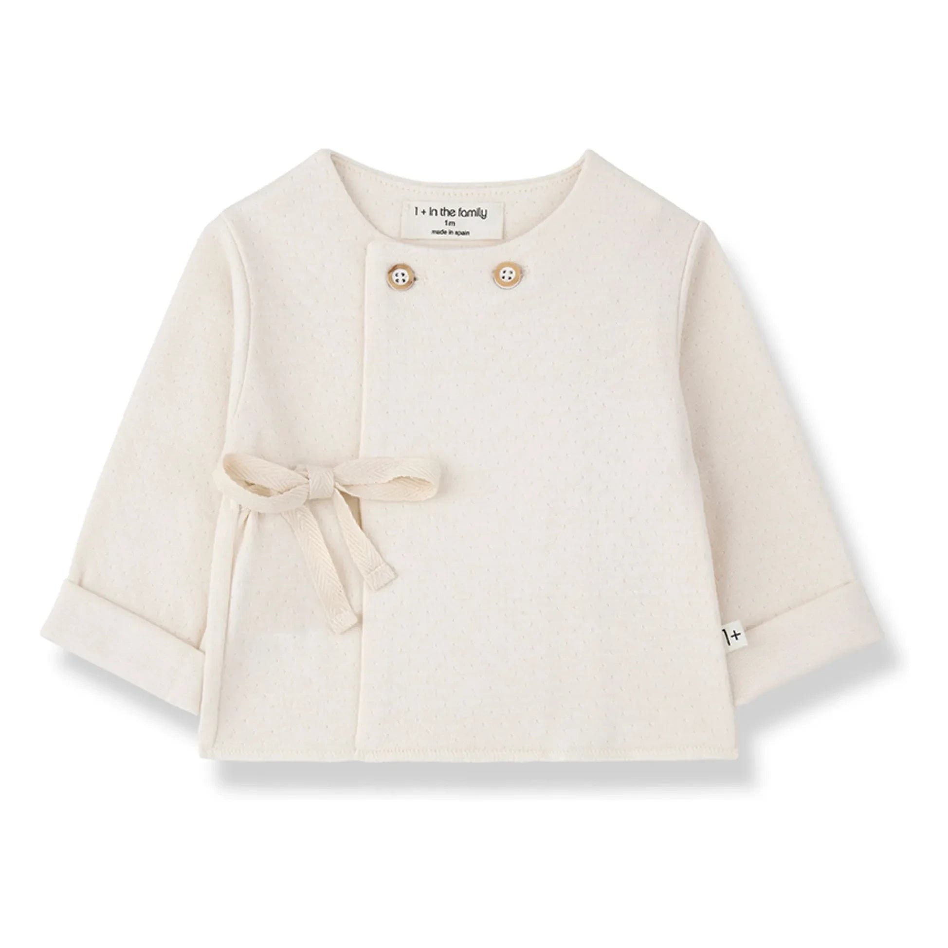 1+ in the family - Pointelle Emilia T-shirt | Off-white