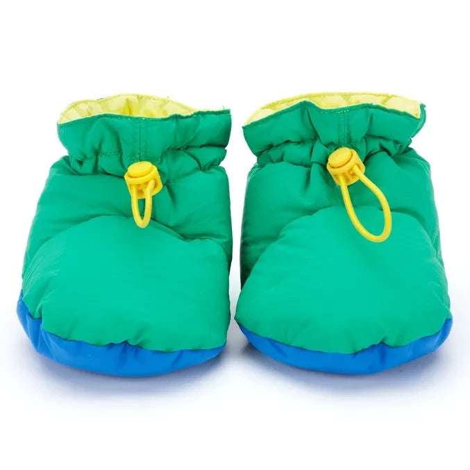 Bobo Choses - Quilted Goose Down Slippers | Green
