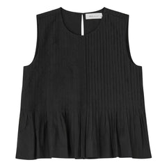 Skall Studio - Pavlova Cotton Top | Black