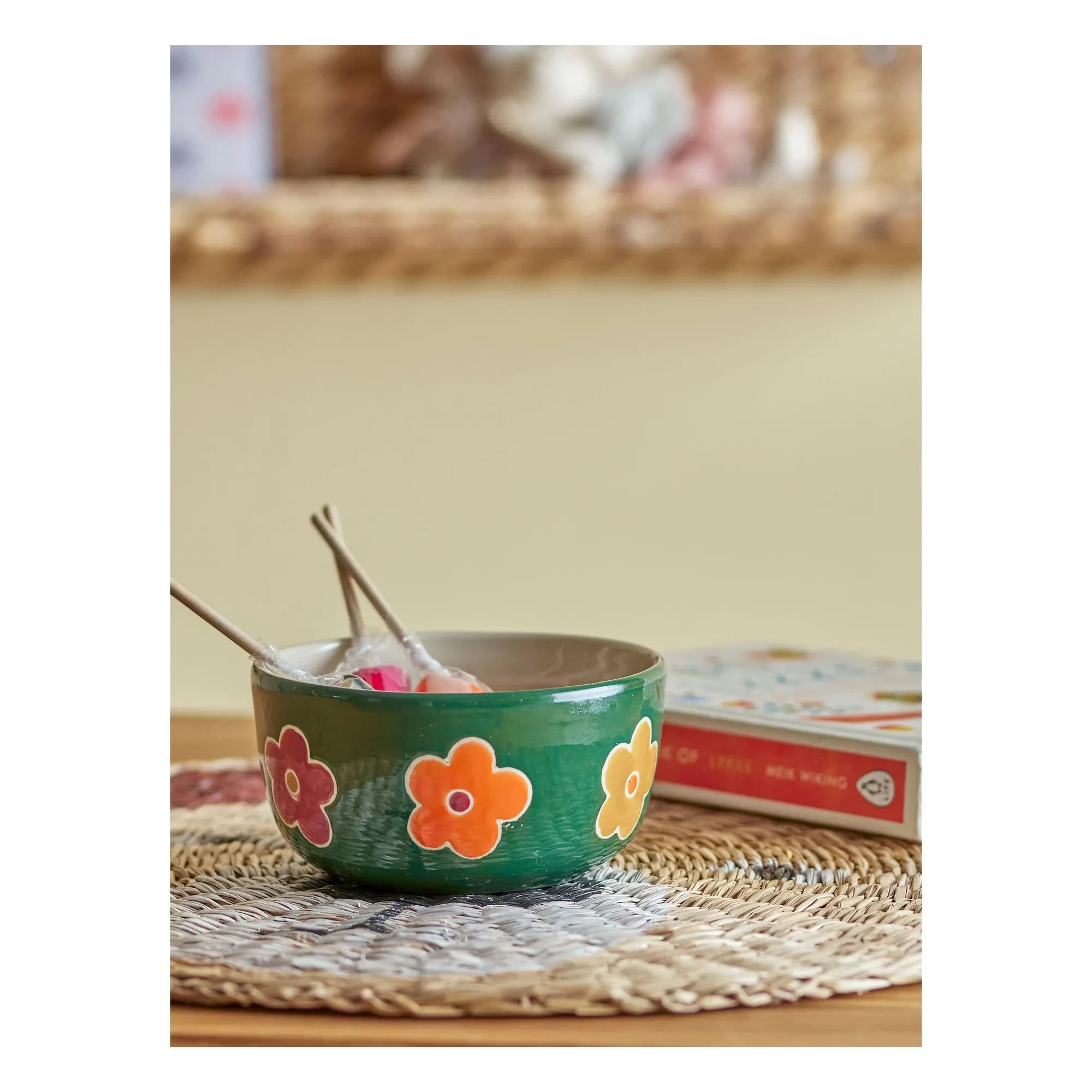 Bloomingville Mini - Addy Stoneware Bowl | Green