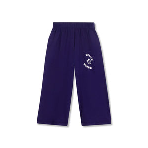 Wynken - Organic Cotton Wide Leg Pants | Navy Blue