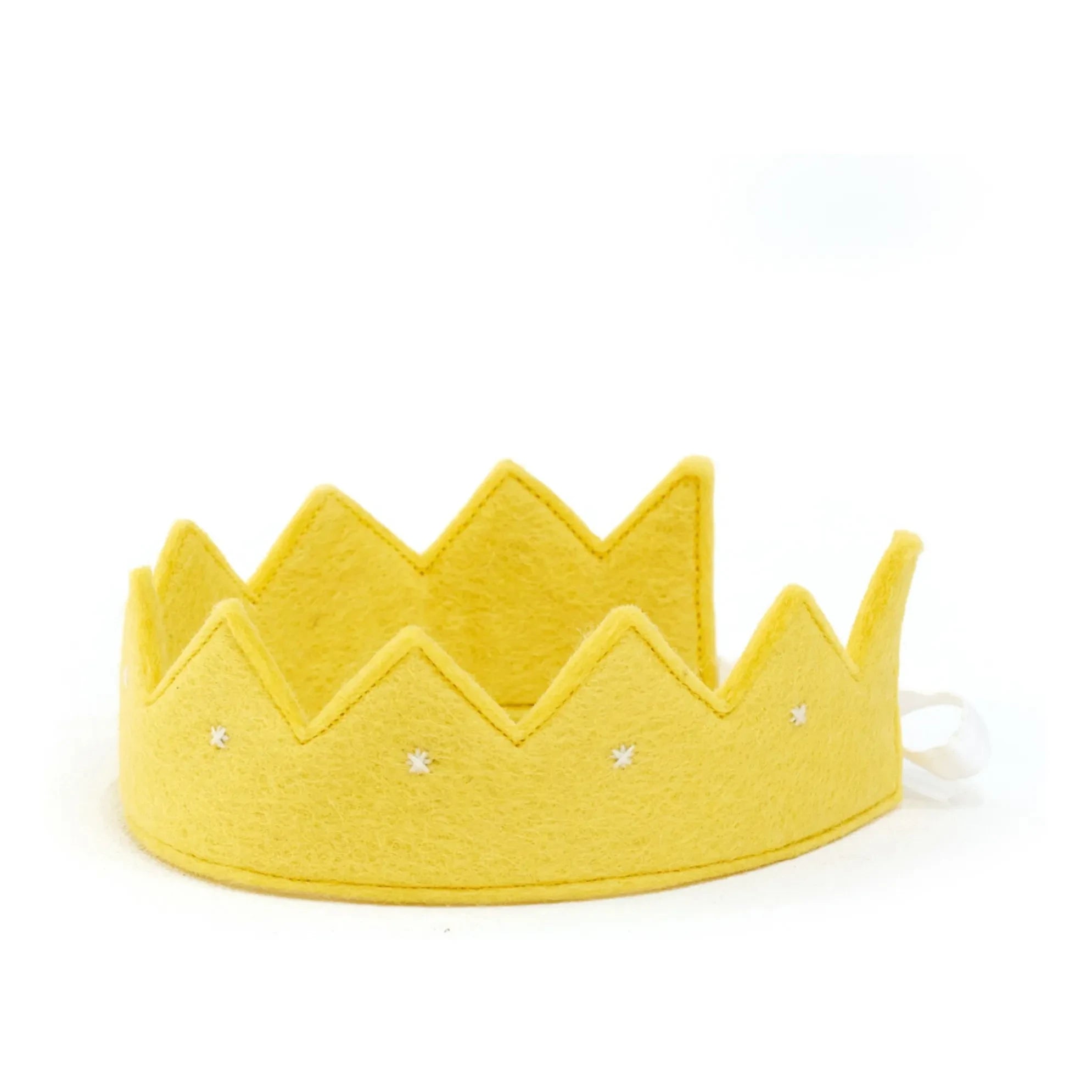 Muskhane - Felt Kumari Headband | Yellow