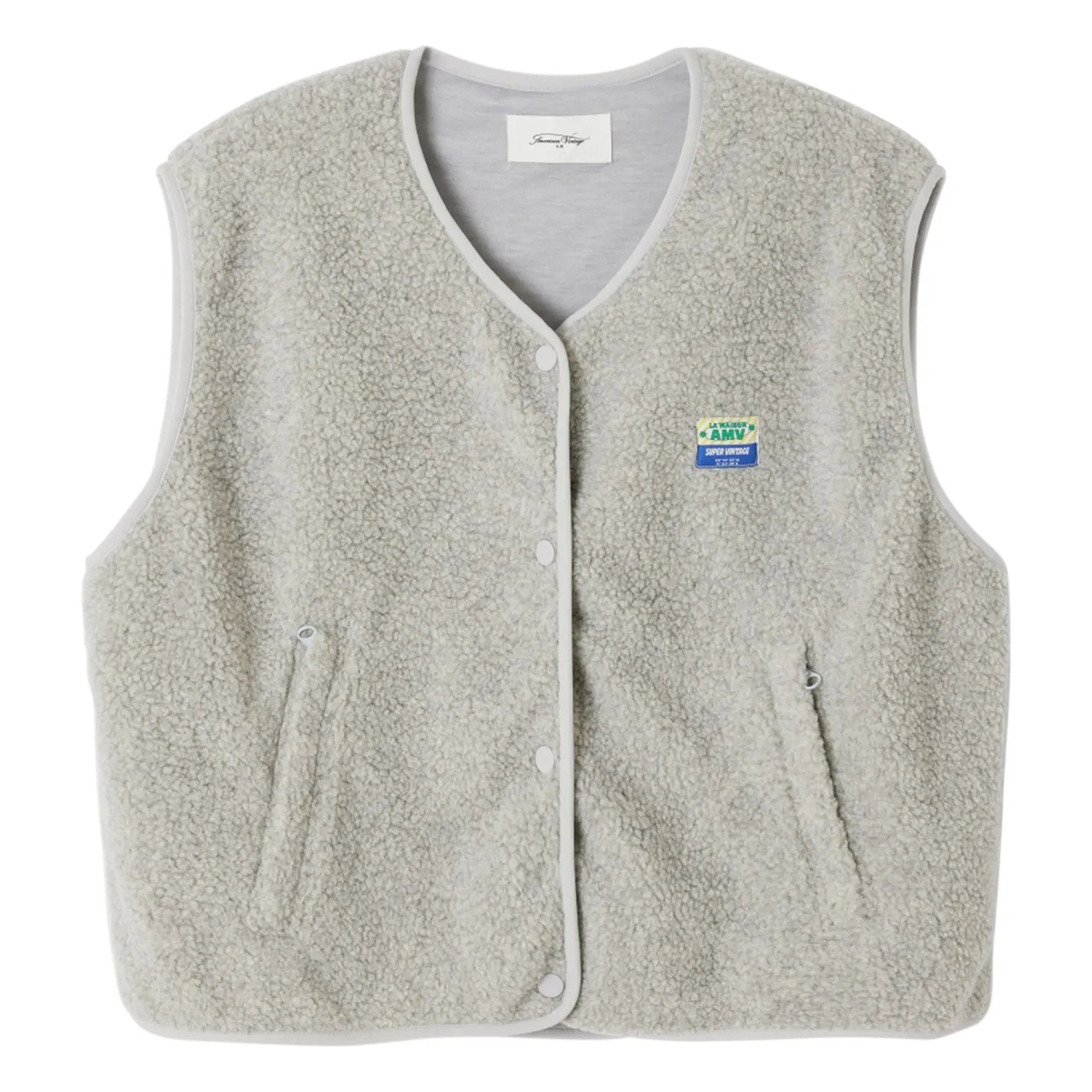 American Vintage - Hoktown Sleeveless Jacket | Light Gray
