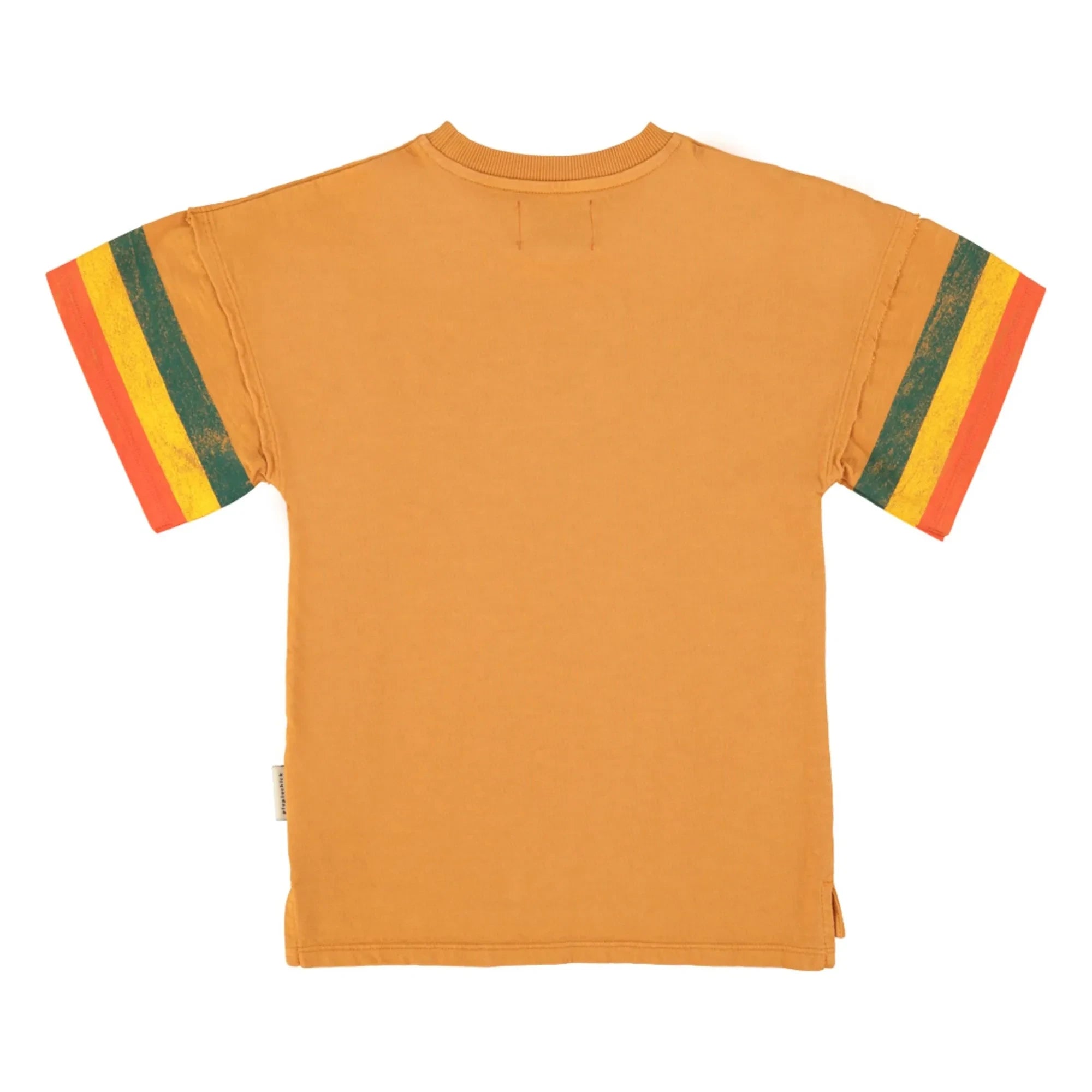 Piupiuchick - Striped T-Shirt Dress | Camel