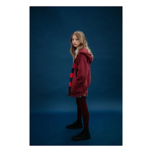 Repose AMS - Organic Cotton Zip-up Sweatshirt | Burgundy
