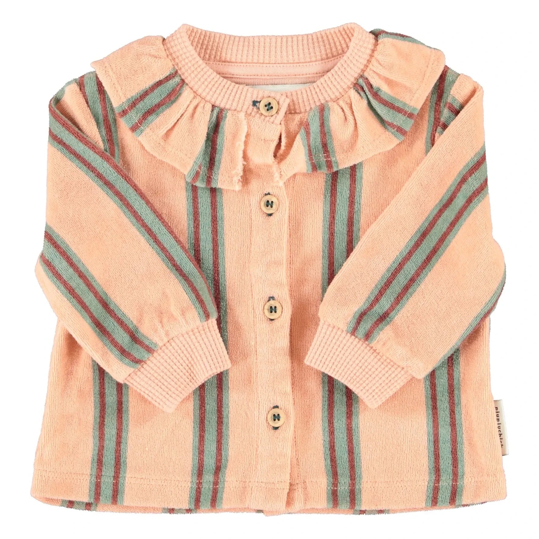 Piupiuchick - Striped Organic Cotton Blouse | Pink