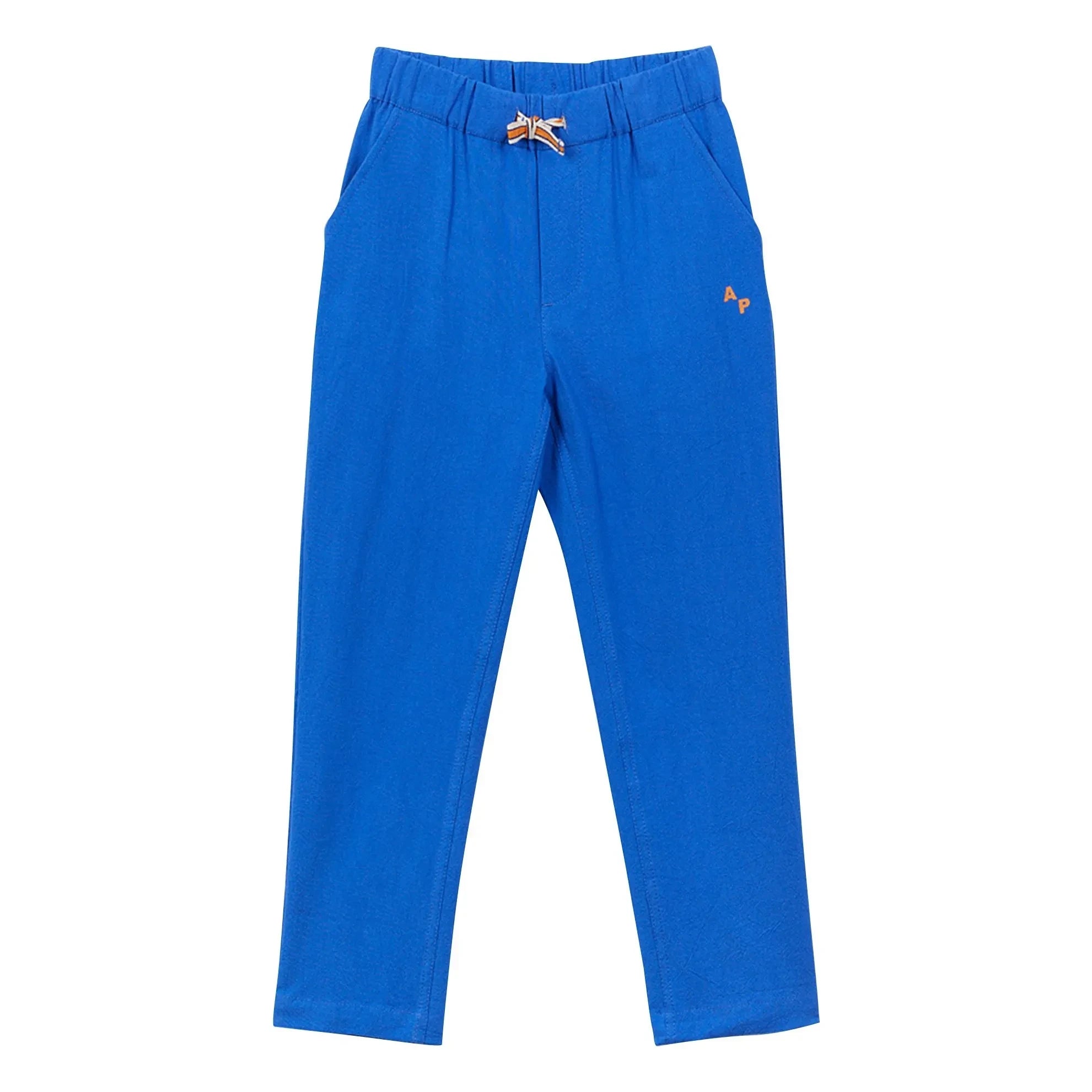 Arsène et Les Pipelettes - Flat Pants | Azure Blue
