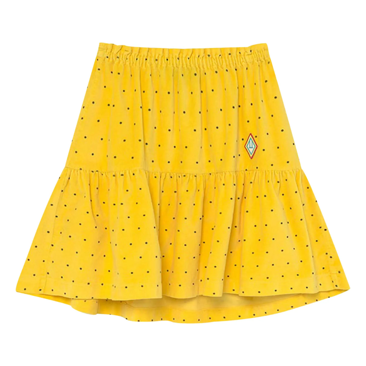 The Animals Observatory - Bird Velvet Skirt | Yellow