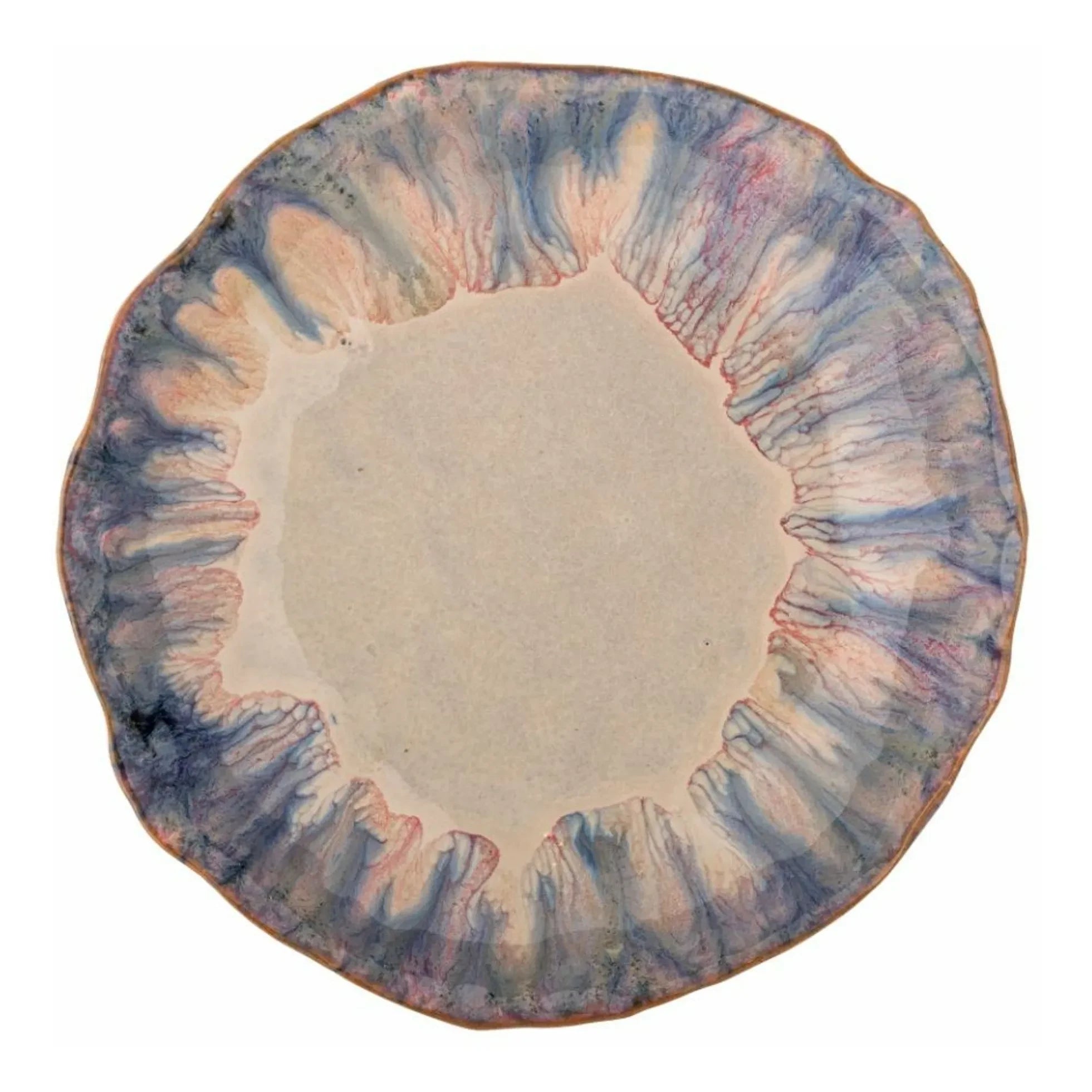 Bloomingville - Amalia stoneware plate | Blue