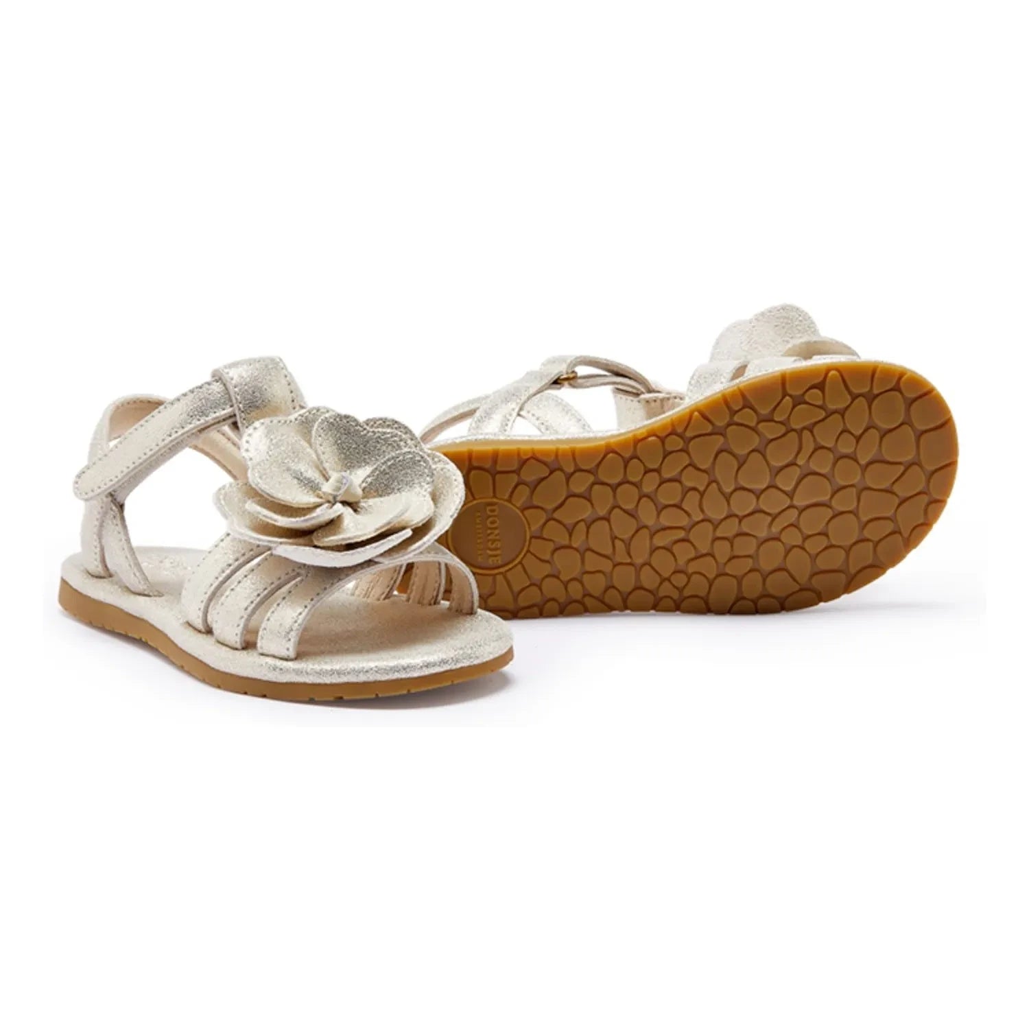 Donsje - Jiles Fields Floral Sandals | Silver
