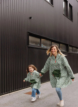 Hello Hossy - Leopard Raincoat | Green