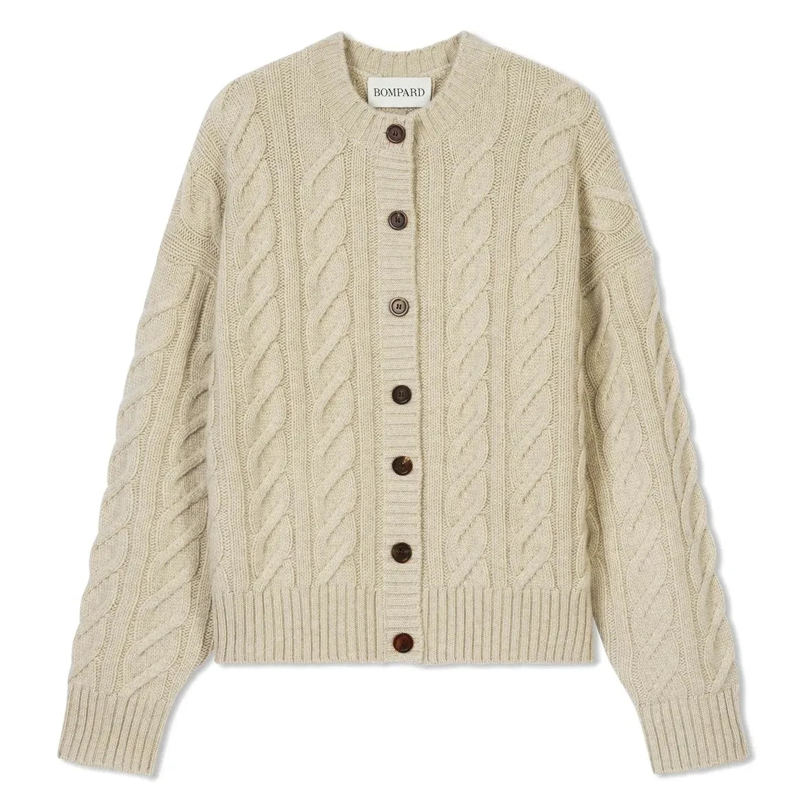 Bompard - Cashmere Cable Knit Cardigan | Oats