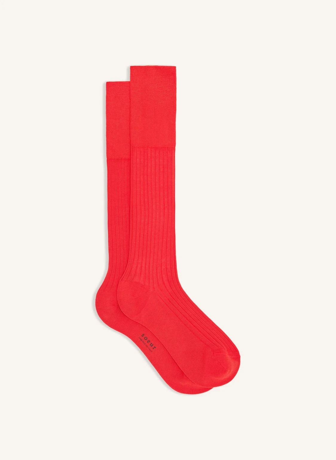 Soeur - WALK cotton socks | Red