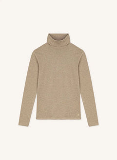 Petit Bateau - Plain turtle neck | Heather beige